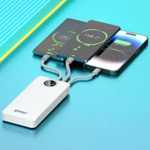 Power Bank PRIJENOSNA BATERIJA od 10000 mAh s ugrađena 4 kabela i LED zaslonom Max BWOO