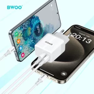 BWOO PD 20W USB-A + USB-C brzi punjač fast charger Max BWOO--vatrootporan