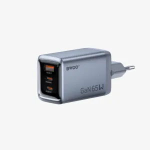 BWOO GaNex 65W GaN punjač s 3 priključka (USB-C) Otporan na VATRU I PLAMEN