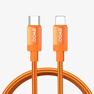 BWOO Pleteni KABEL 1.2 m USB-C to Lightning-Brzo punjenje